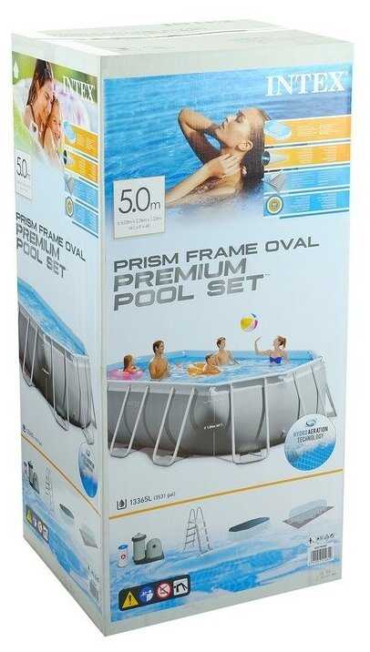 Бассейн Intex Prism Frame Oval (26796) фотография 10