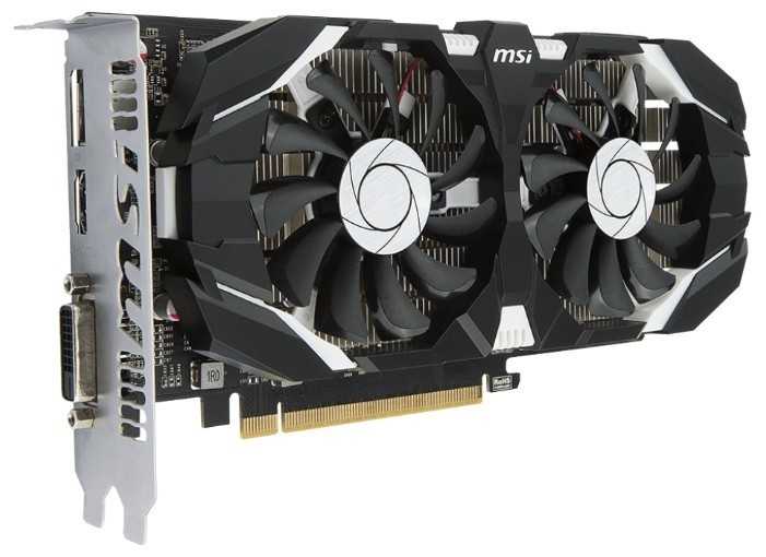 Видеокарта MSI GeForce GTX 1050 Ti 4GT OC фотография 1