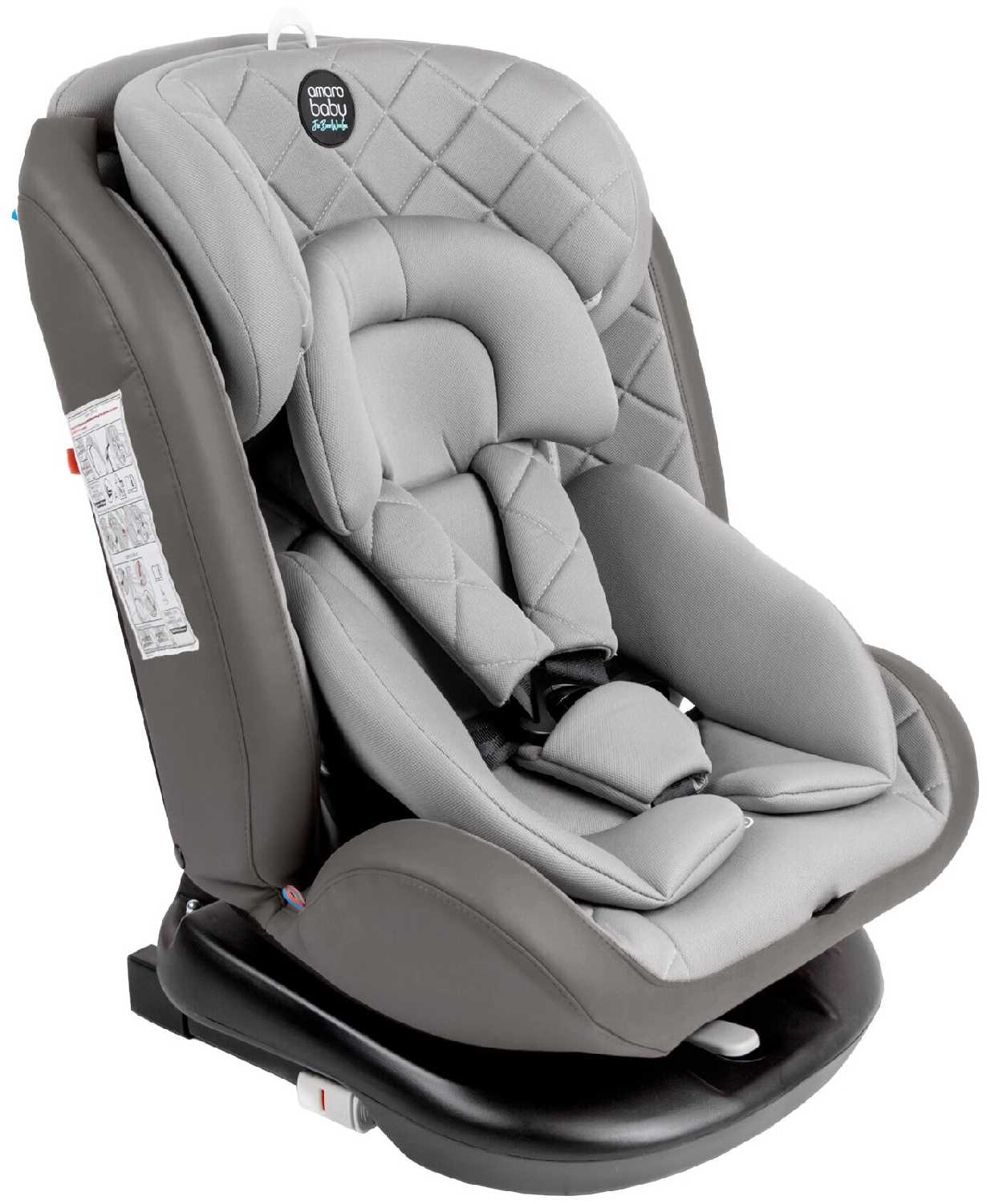 Автокресло детское AMAROBABY Brilliant ISOFIX класс D, группа 0+/1/2/3 фотография 13