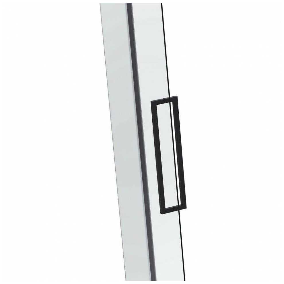 Душевой уголок Black&White Stellar Wind S872-90х90 профиль Черный стекло прозрачное фотография 3