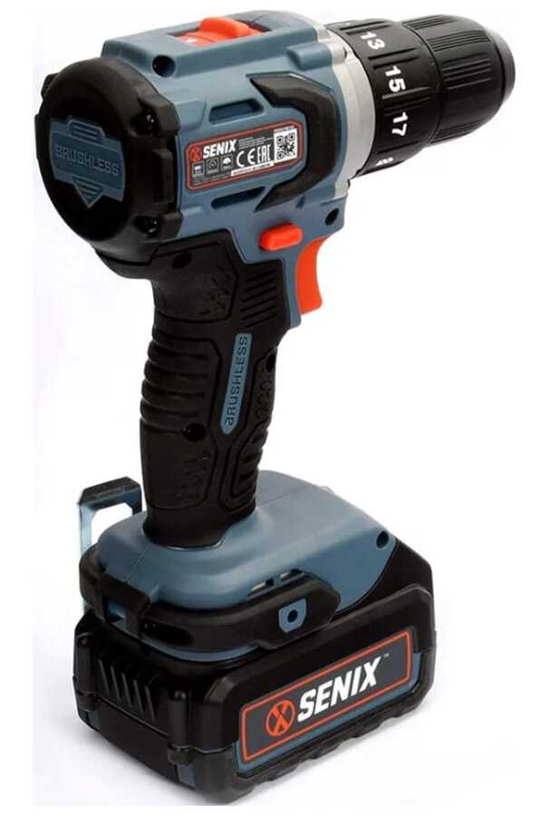 Дрель-шуруповерт Senix X2 (PDHX2-M2-EU SET) фотография 4