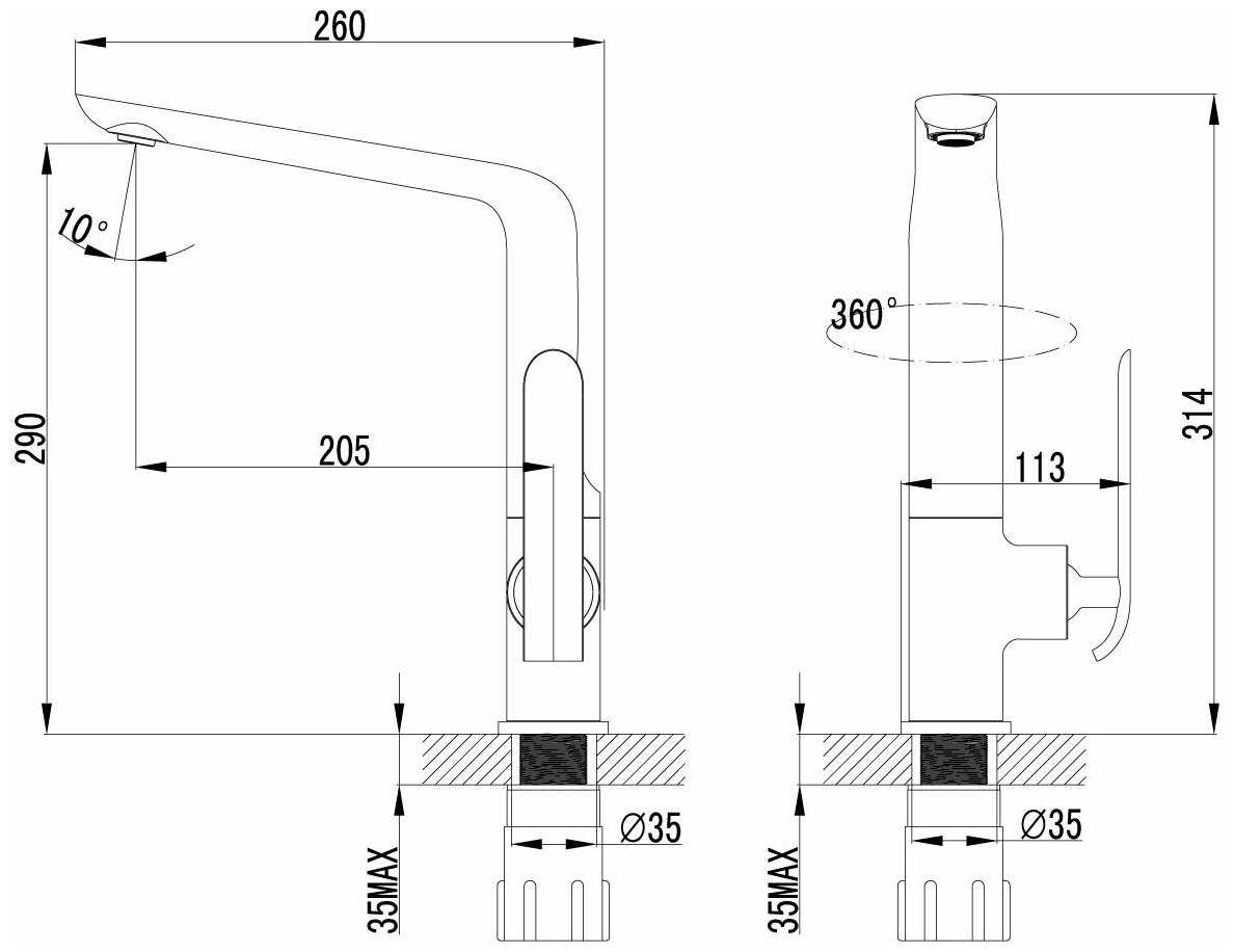 Смеситель Lemark LM4905C фотография 7