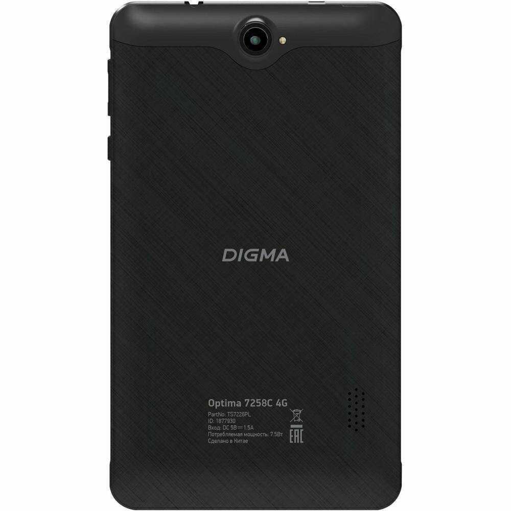 Планшет Digma Optima 7258C 4G (T310) фотография 11