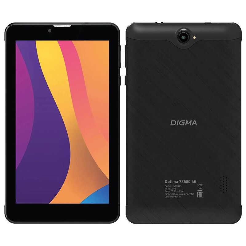 Планшет Digma Optima 7258C 4G (T310) фотография 12