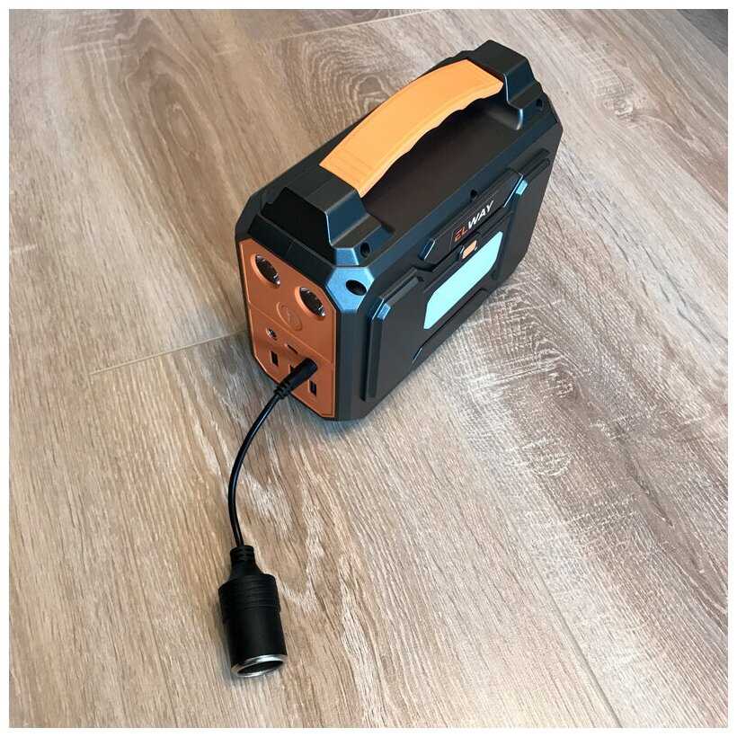 Портативный аккумулятор Elway Energy Box E01 - 100w с розеткой 220В 50 000mAh фотография 7