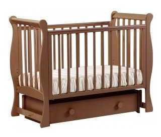 Кроватка ЛЕЛЬ (Кубаньлесстрой) Лаванда АБ 21.2, классическая, поперечный маятник фотография 3