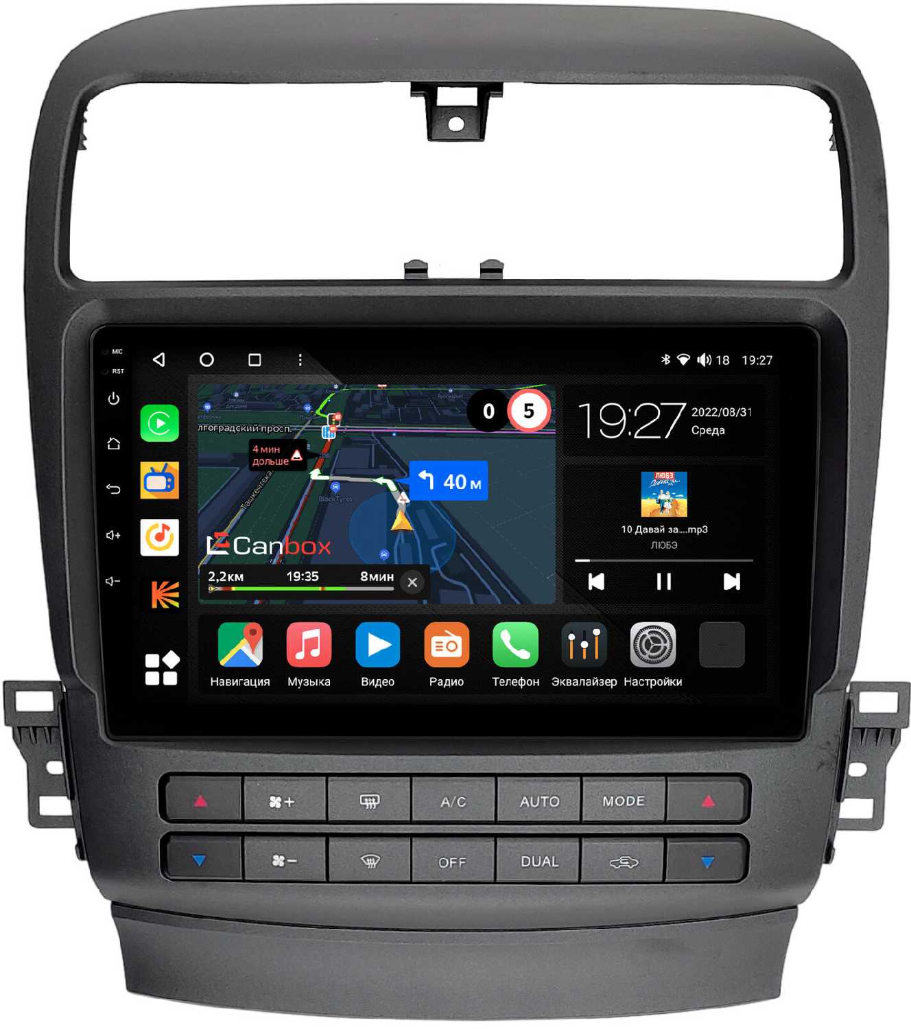 Штатная магнитола Canbox M-Line (4544-9-0124) для Acura TSX