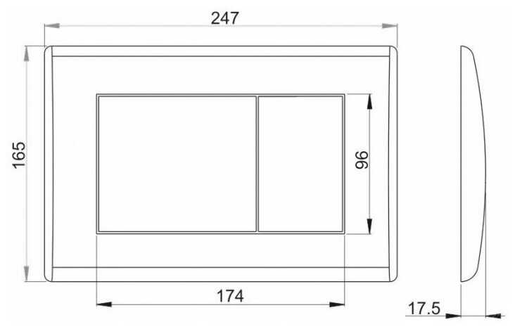 Кнопка смыва Alcadrain M271 фотография 12