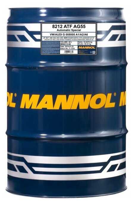 Масло трансмиссионное Mannol ATF AG55