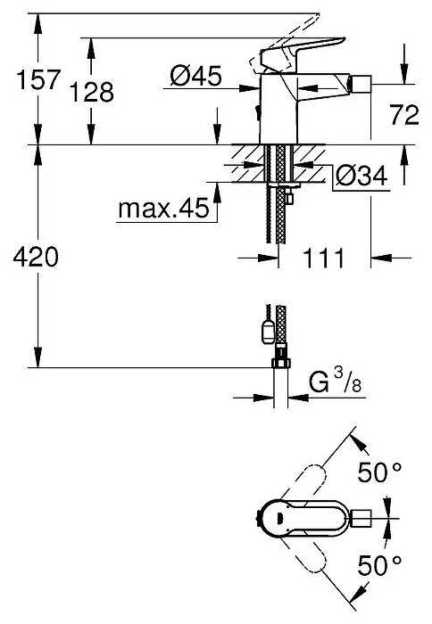 Смеситель Grohe 23332 фотография 11