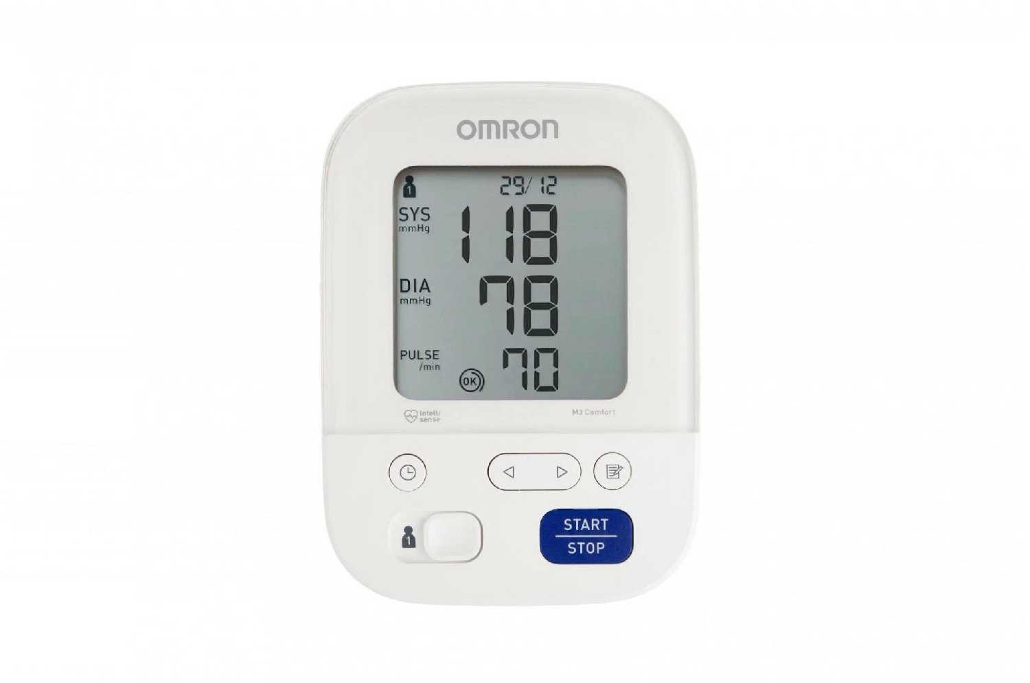 Тонометр Omron M3 Comfort + адаптер + универсальная манжета (HEM-7155-ALRU) фотография 2