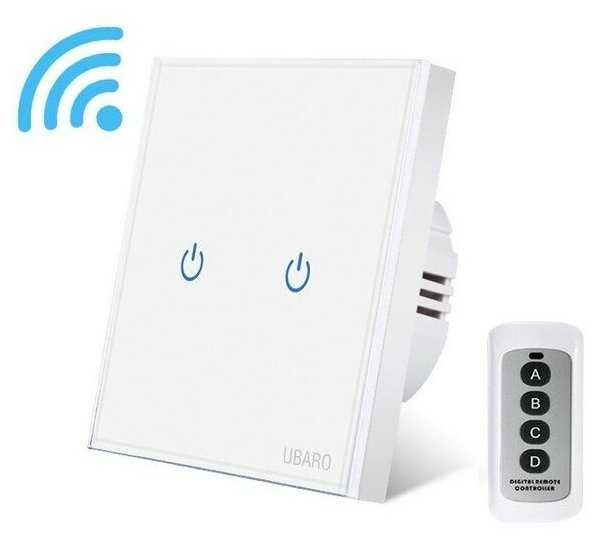 Сенсорный выключатель Сенсорный выключатель двухклавишный фотография 1