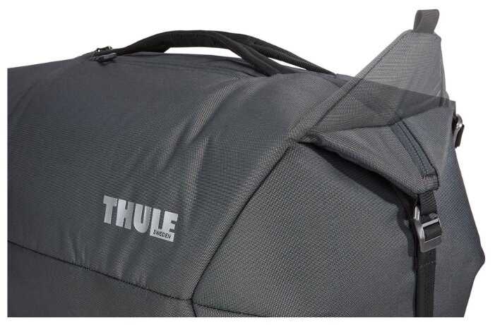 Сумка дорожная THULE, отделение для обуви, фиксирующие ремни, плечевой ремень фотография 13