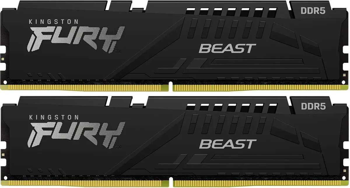 Оперативная память Kingston Fury Beast DIMM 32Gb DDR5 6000 MHz (KF560C30BBEK2-32)