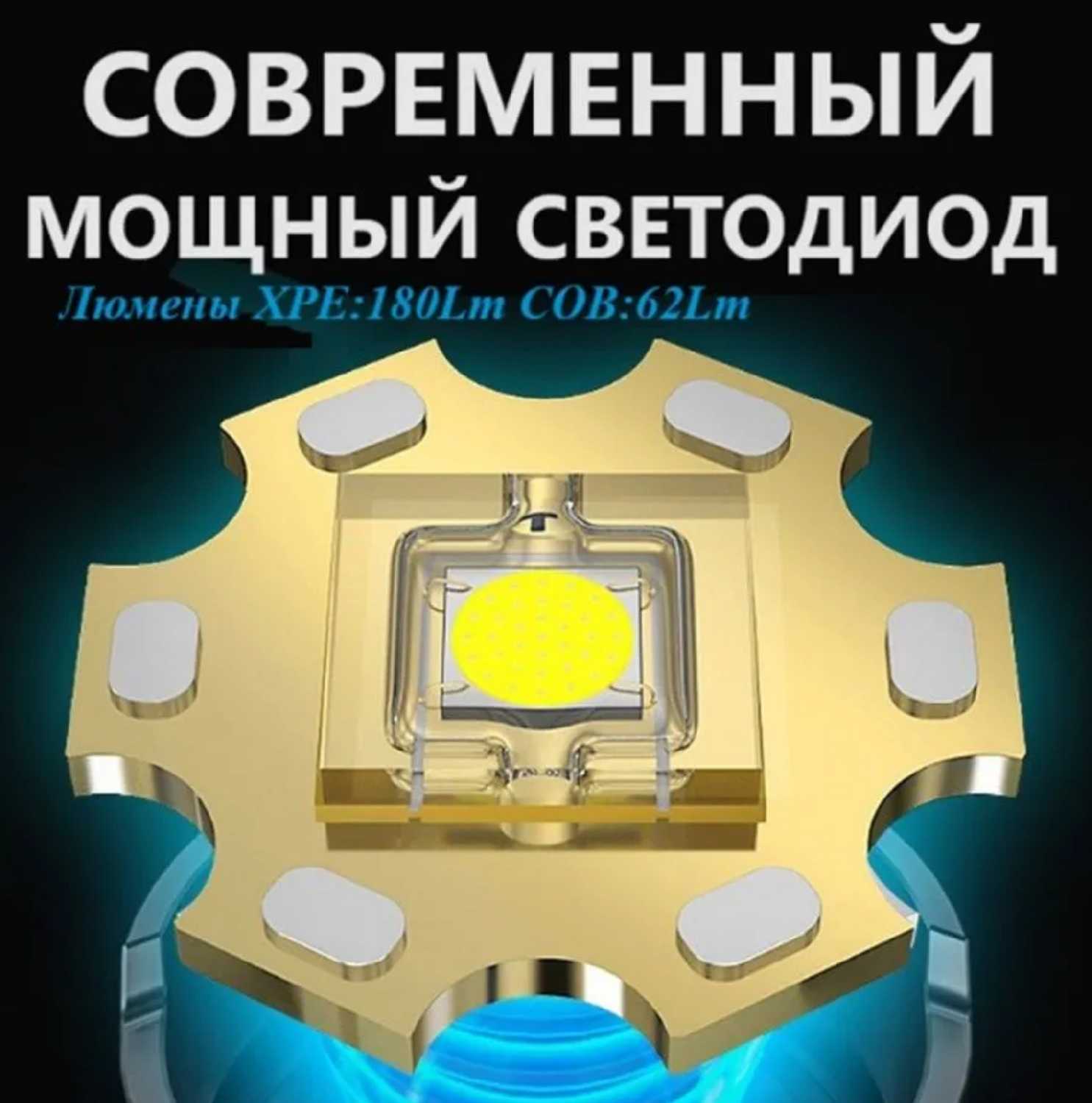 Дальнобойный тактический фонарь Annsna Дальнобойный тактический фонарь (hb-p18 as-p18) фотография 4