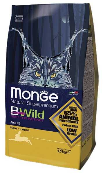 Корм для кошек Monge BWILD Feed the Instinct (с зайцем) фотография 11