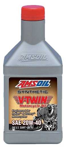 Синтетическое моторное масло AMSOIL V-Twin Synthetic Motorcycle Oil 20W-40