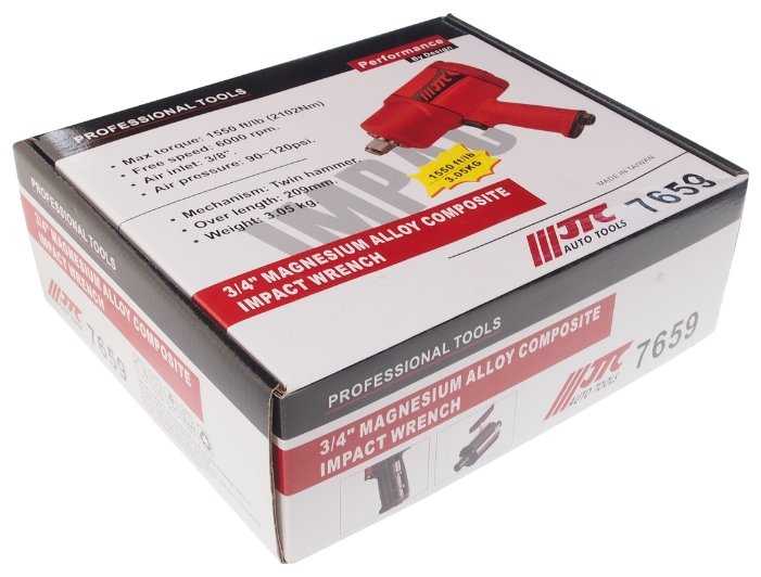 Пневмогайковерт ударный JTC AUTO TOOLS 7659 фотография 3