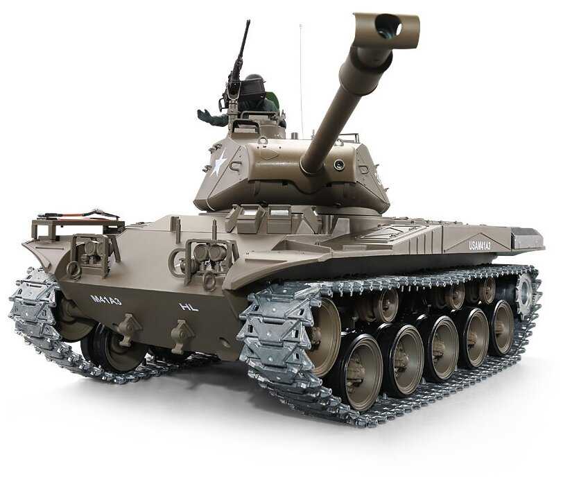 Радиоуправляемый танк Heng Long Walker Bulldog масштаб 1:16 40Mhz - 3839-1Upg V7.0 фотография 2