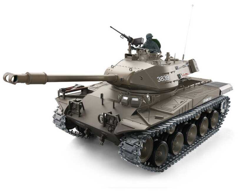 Радиоуправляемый танк Heng Long Walker Bulldog масштаб 1:16 40Mhz - 3839-1Upg V7.0 фотография 3