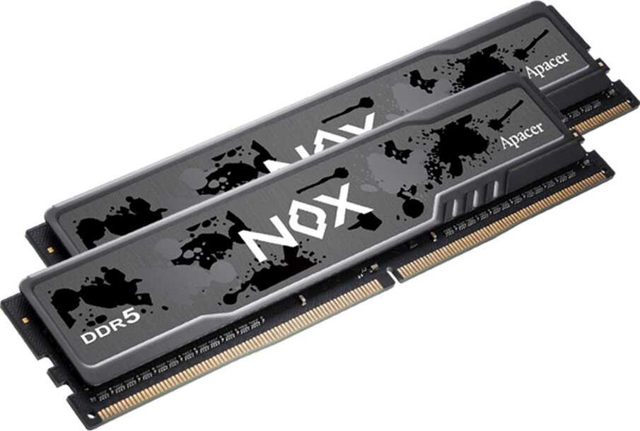 Оперативная память Apacer NOX DIMM 32Gb DDR5 6000 MHz (AH5U32G60C512MBAA-2) фотография 1