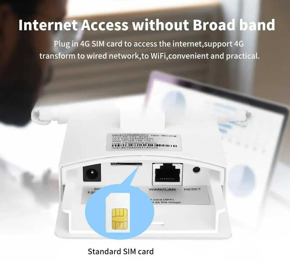 Роутер уличный KuWfi CPF905-CF5 со встроенным LTE 4G модемом и WiFi точкой доступа фотография 6
