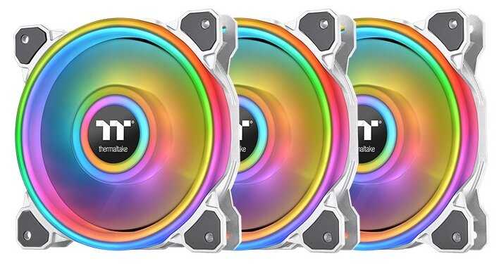 Комплект вентиляторов для корпуса Thermaltake Riing Quad 12 RGB Radiator Fan TT Premium Edition (3 Fan Pack) фотография 3