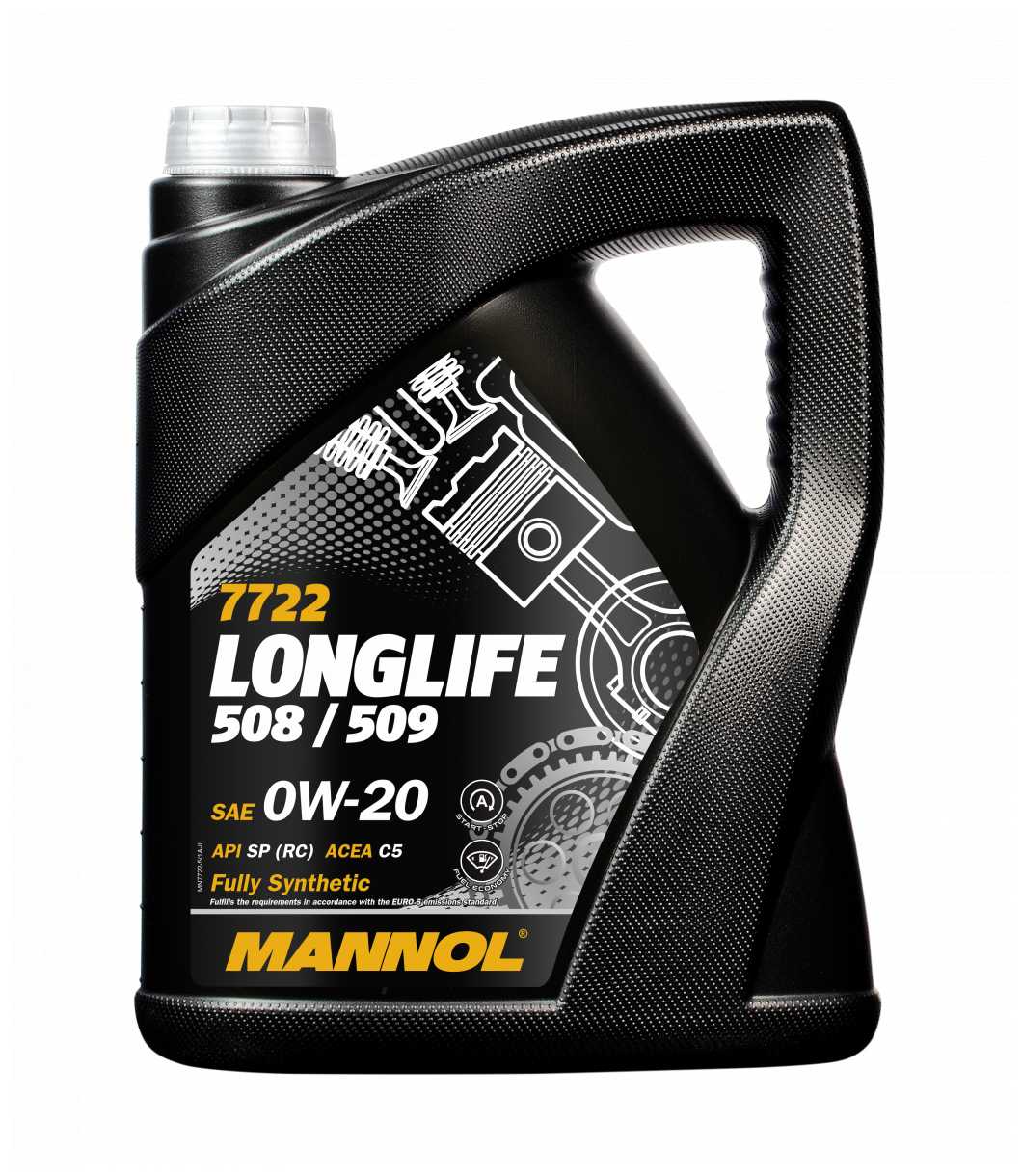 Синтетическое моторное масло Mannol Longlife 508/509 0W-20 (7722) фотография 4
