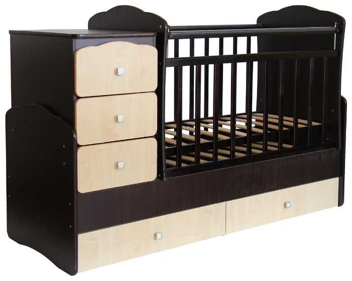 Кроватка Фея 2100 (трансформер), трансформер, поперечный маятник фотография 6