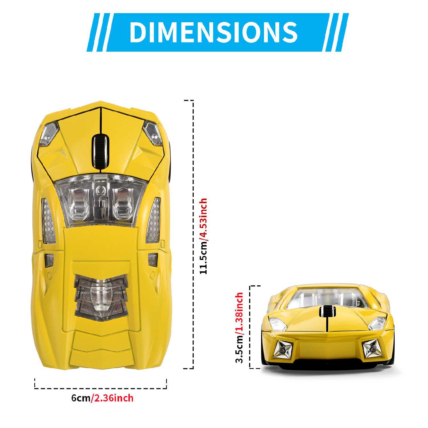 Беспроводная мышь Lamborghini sports car фотография 13