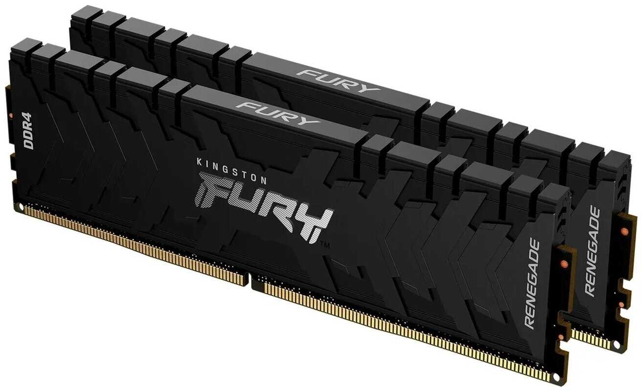 Оперативная память Kingston Fury Renegade DDR4 2x32 ГБ (KF436C18RBK2/64)