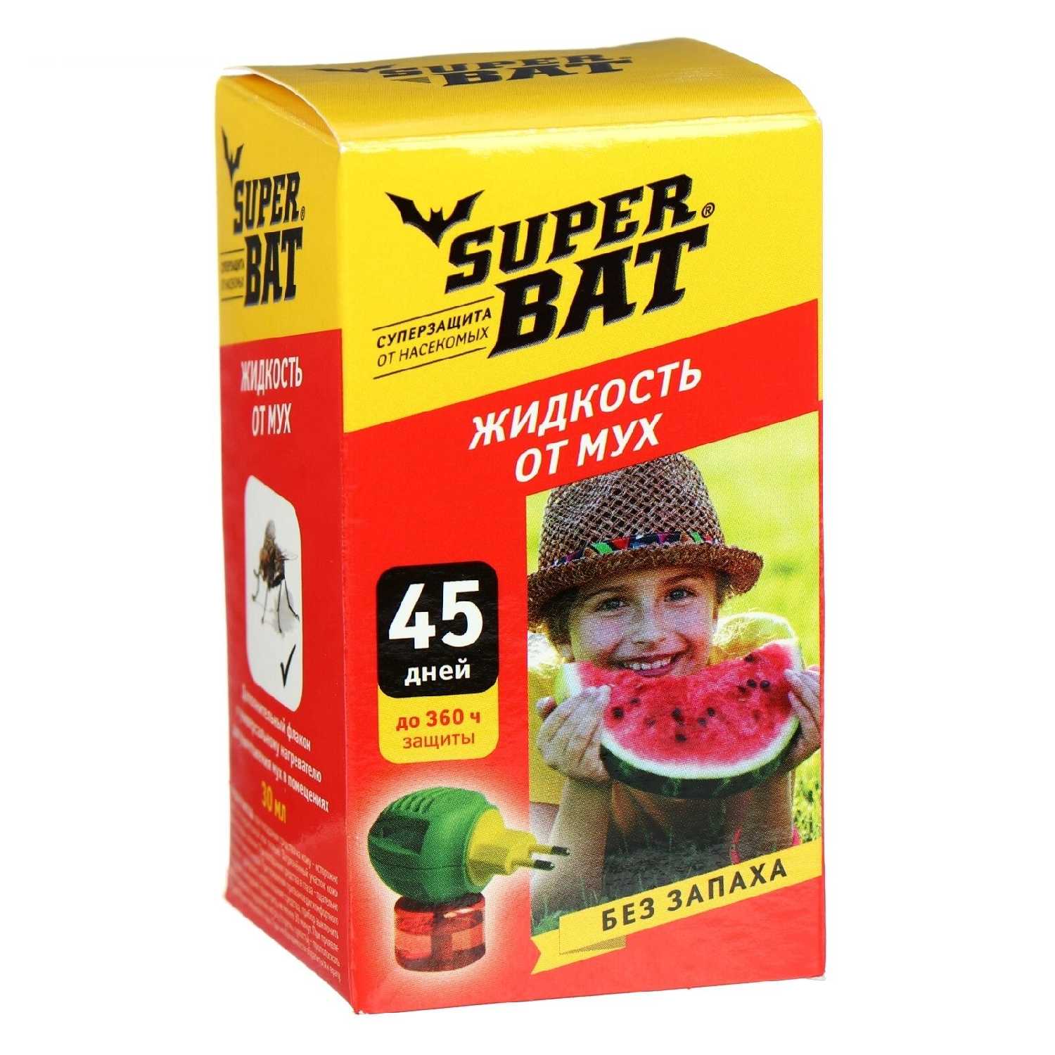 Дополнительный флакон-жидкость от мух SuperBAT