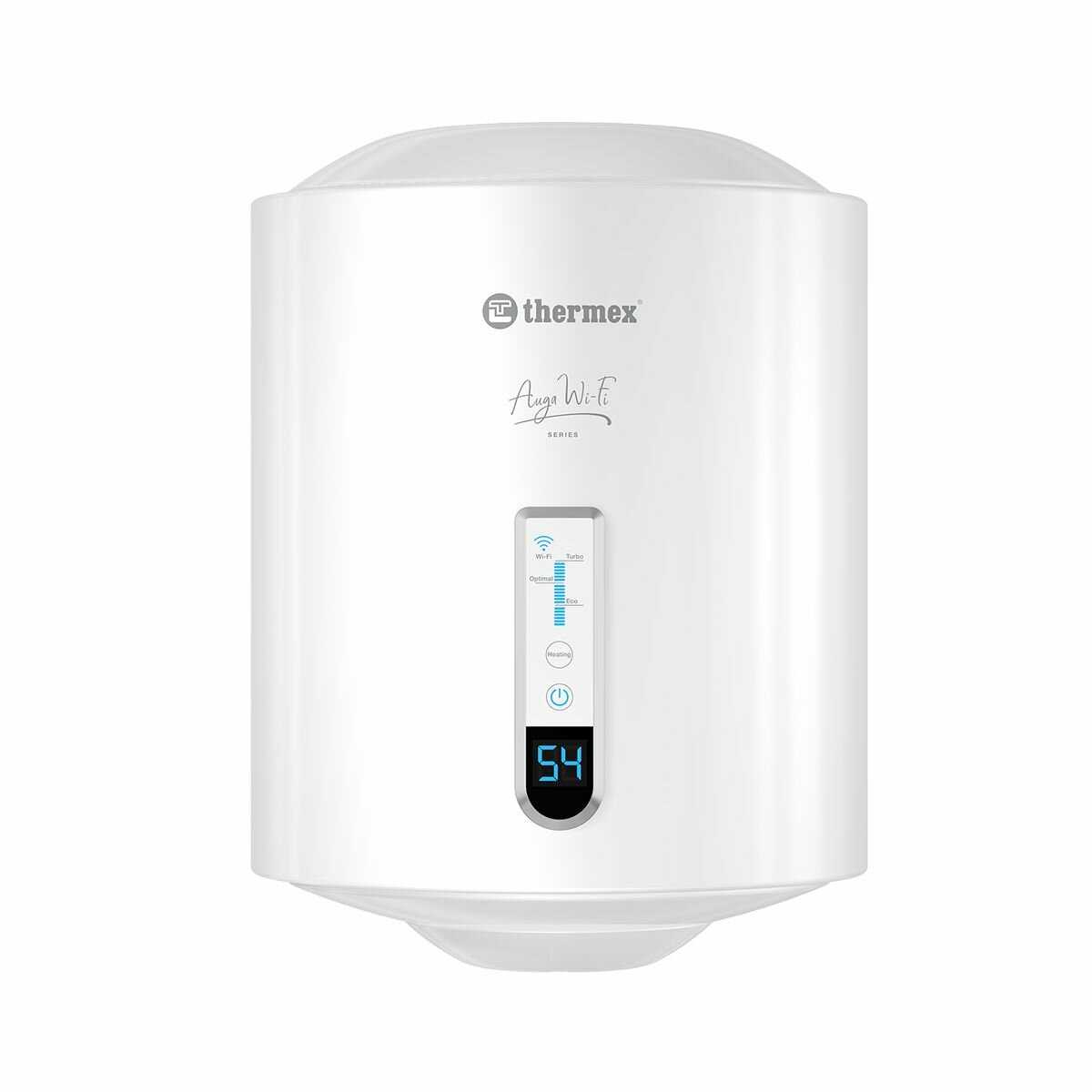 Электрический накопительный водонагреватель Thermex Auga 100 V Slim Wi-Fi (100) фотография 5
