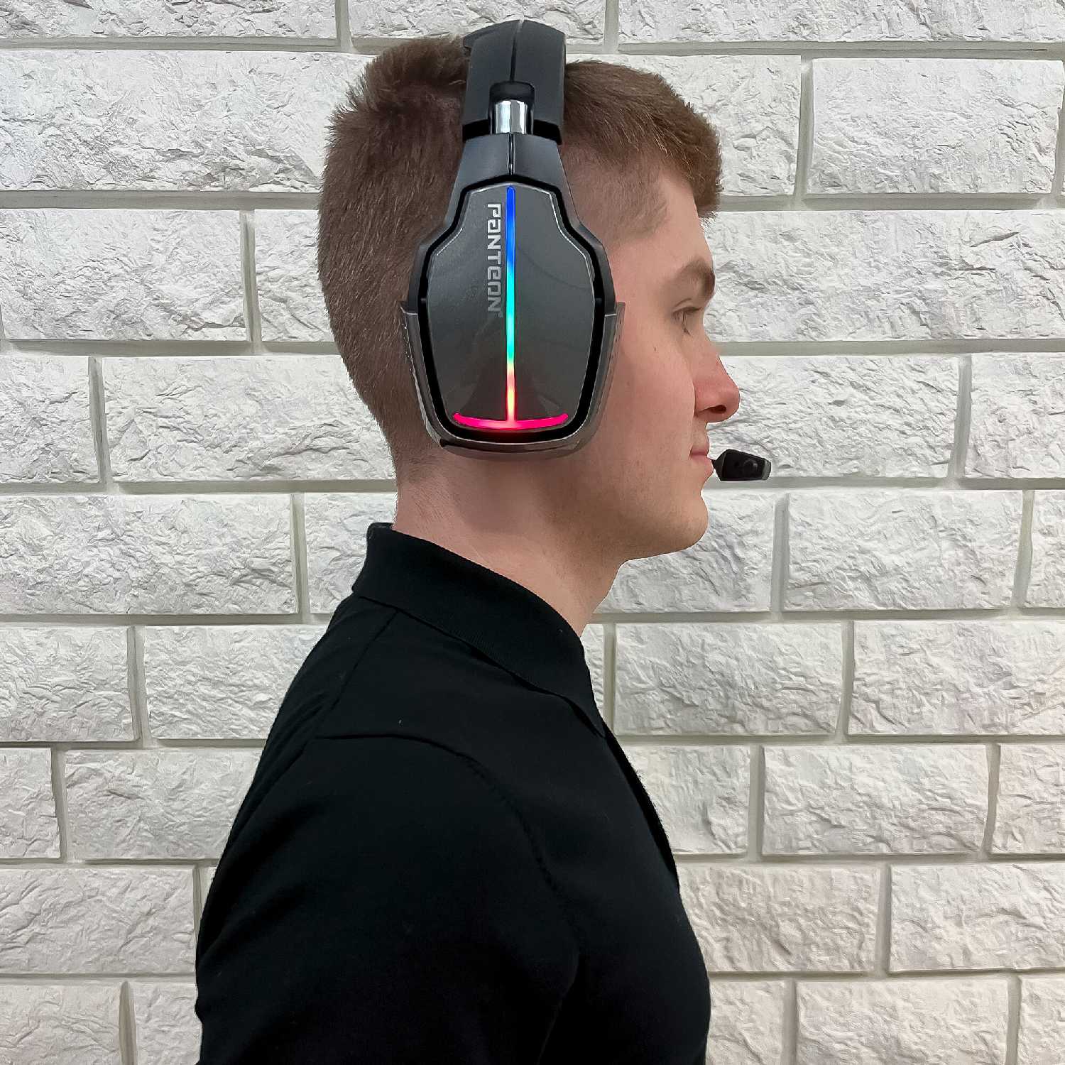 Игровые наушники PANTEON GHP-850 PRO (USB-подключение, LED-подсветка, VIRTUAL SURROUND SOUND 7.1, съемный микрофон, фирменное ПО) фотография 18