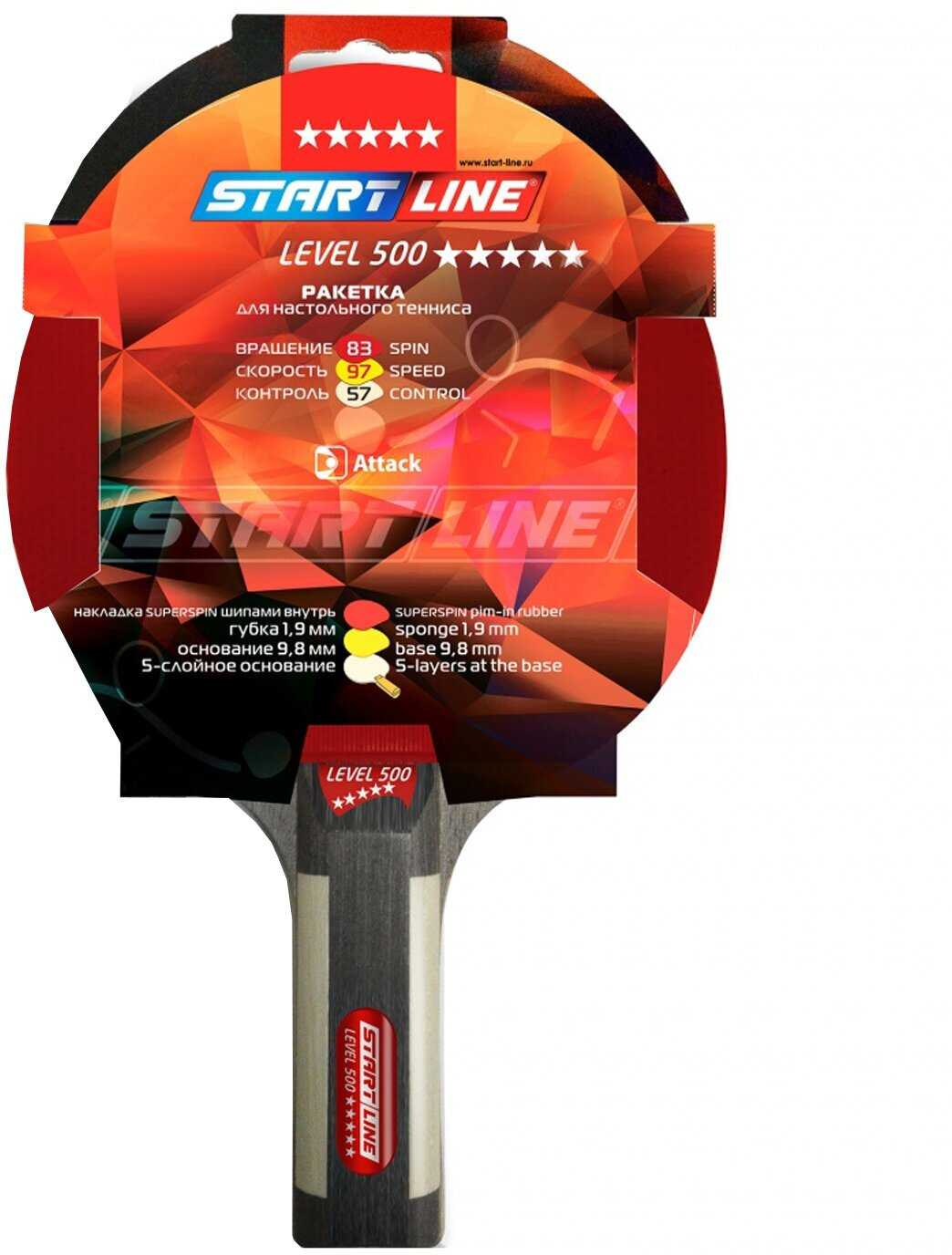 Ракетки для настольного тенниса Start Line Level 500 фотография 6