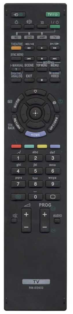 Модельный пульт RM-ED032 3D для Sony Smart TV