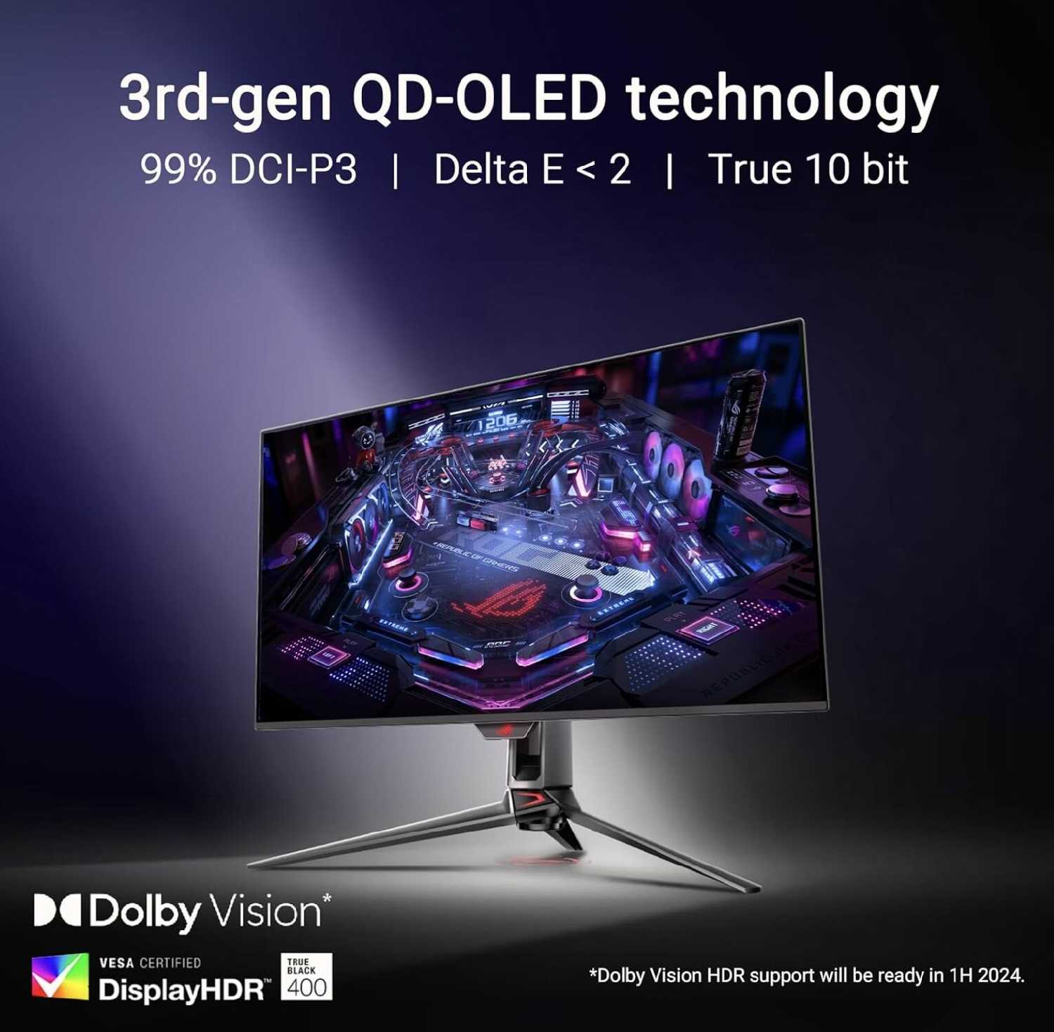 Монитор Asus ROG SWIFT OLED PG32UCDM (2024) фотография 3