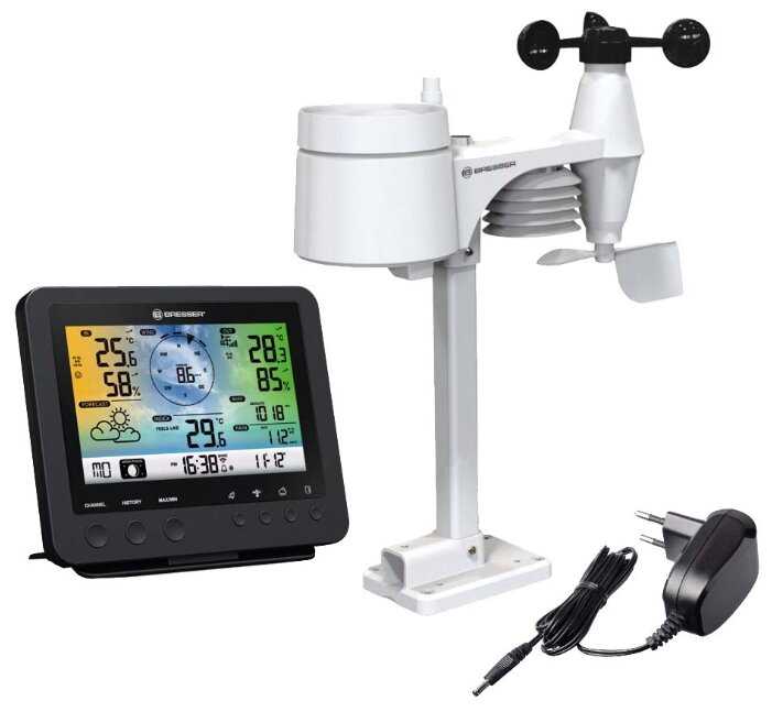 Метеостанция BRESSER 5-в-1 Wi-Fi с цветным дисплеем фотография 1