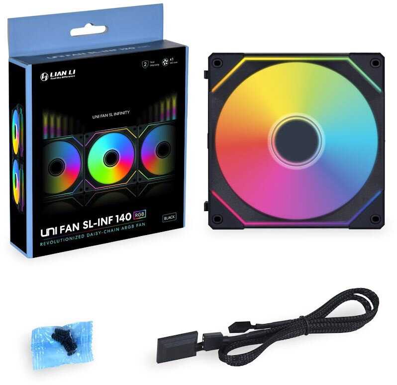 Вентилятор для корпуса Lian Li UNI Fan SL Infinity 140 (G99.14SLIN1B.00/G99.14SLIN1B. R0) фотография 5