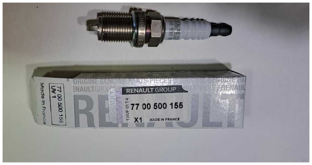Свечи зажигания RENAULT Свечи зажигания (7700500155) фотография 4