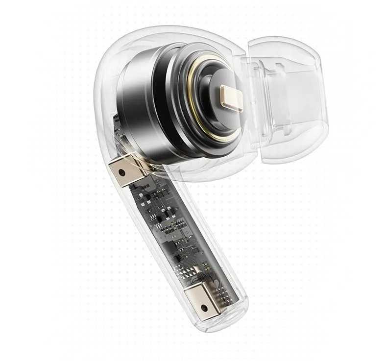 Беспроводные наушники Rock Doraemon A5 Pro Smart Touch Screen ANC TWS Earphones фотография 13