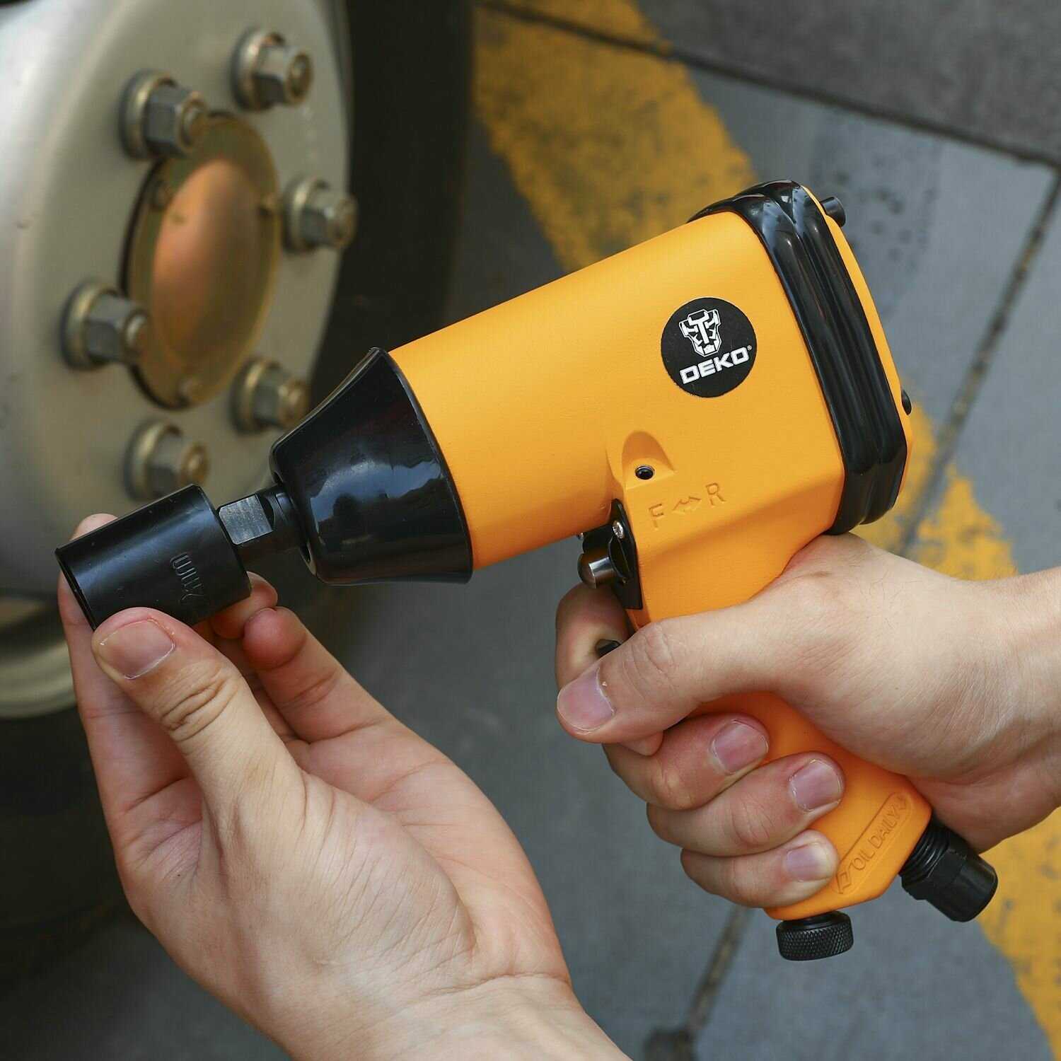 Гайковерт пневматический ударный DEKO DKPT01 SET фотография 6