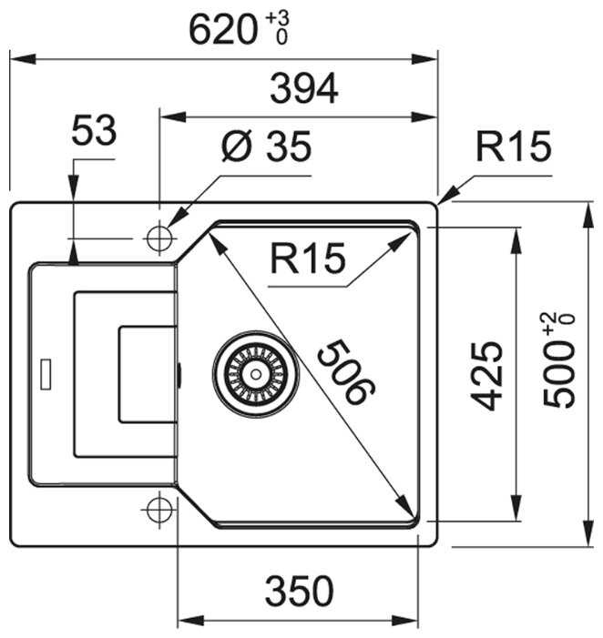 Кухонная Мойка Franke UBG 611-62 фотография 7