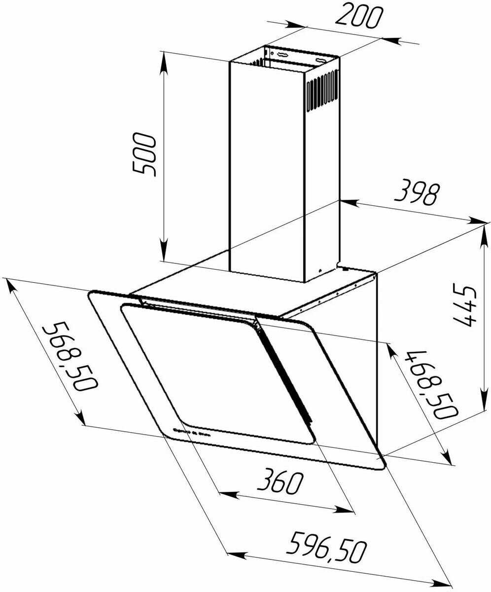 Кухонная вытяжка Zigmund & Shtain K 150.6 X фотография 6