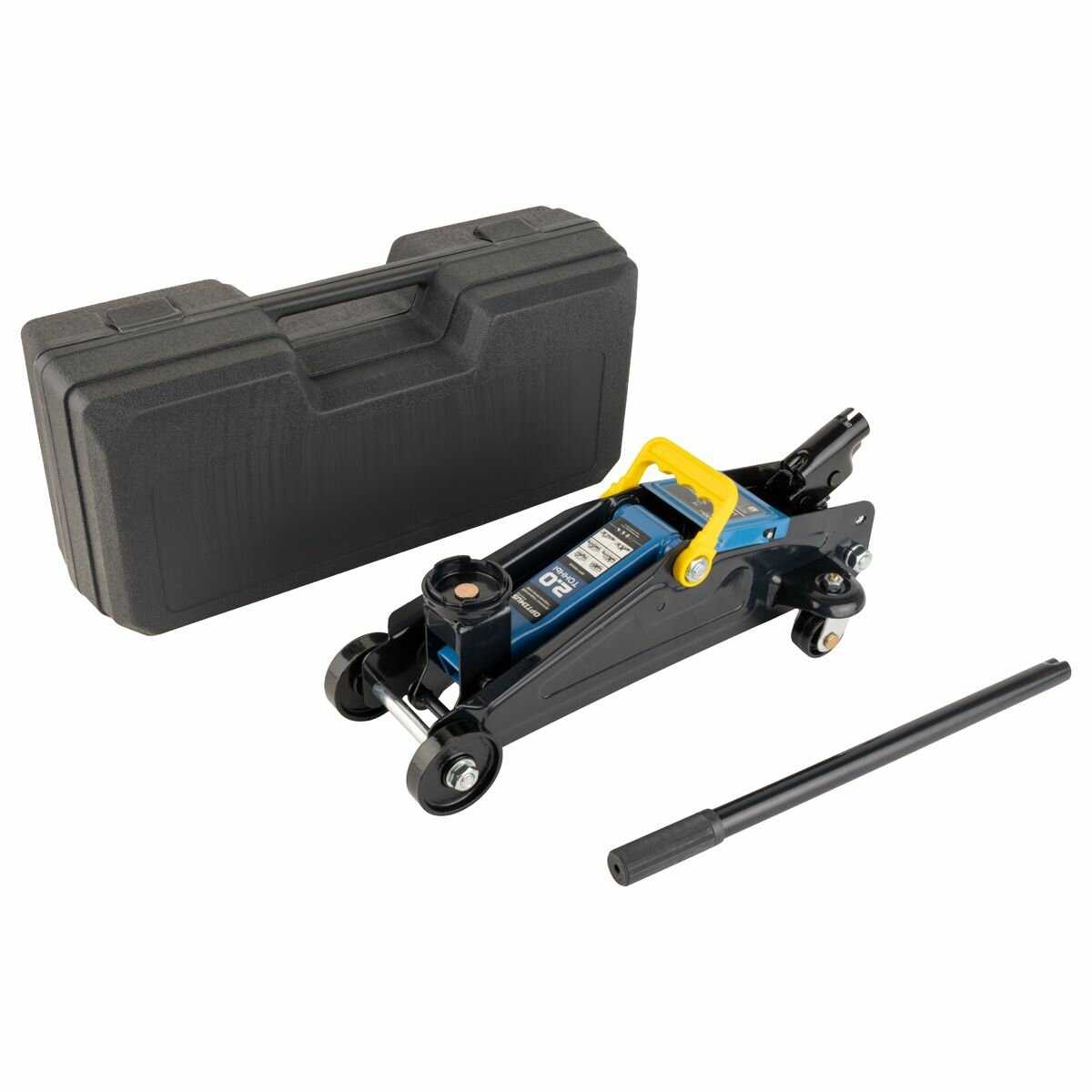 Домкрат подкатной гидравлический низкопрофильный 3 тонны (OPT-7450) фотография 29