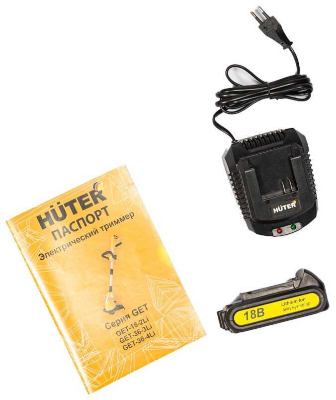 Триммер аккумуляторный Huter GET-18-2Li фотография 14