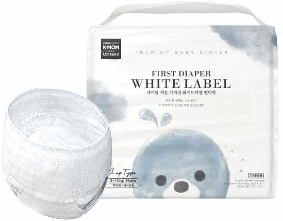 Трусики-подгузники K-MOM Pull Up (White Label)