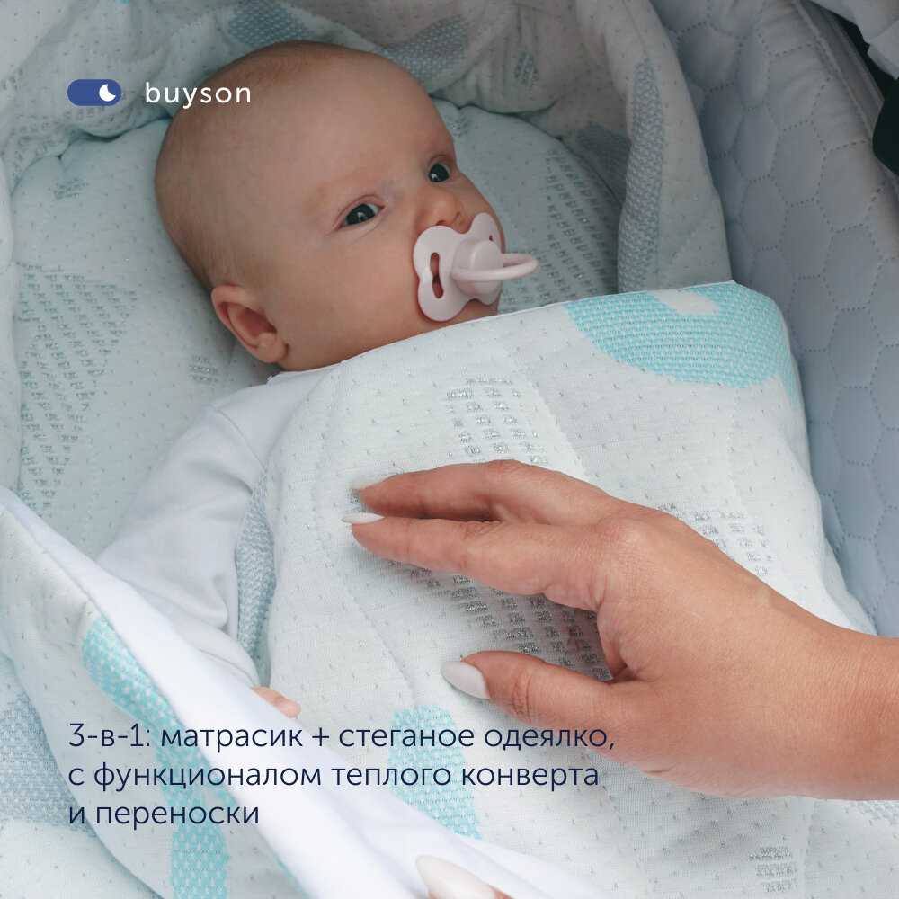 Матрас конверт в коляску Buyson BuyStar (76x36 см) фотография 1