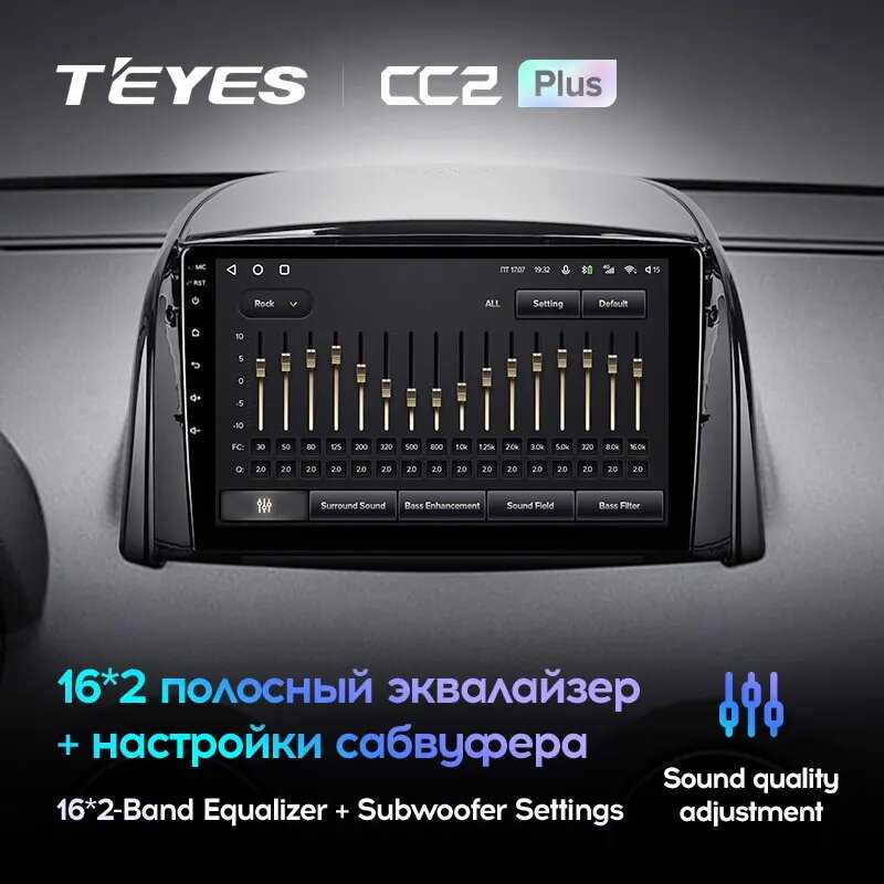 Магнитола TEYES CC2 Plus (Koleos CC2p 32G-A) фотография 3