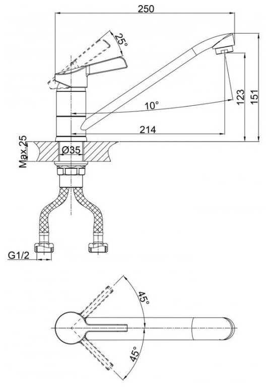 Смеситель D&K DA1462301 фотография 18